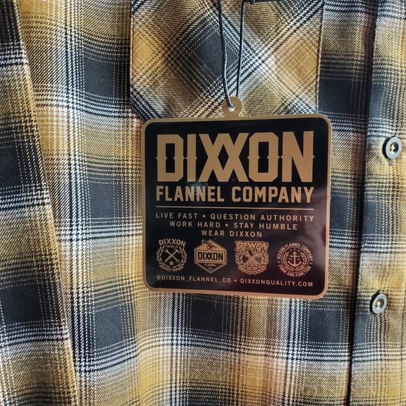 Dixxon Flannel CO FXCK CANCER Men's Flannel Shirt - LTall - Picture 5 of 10